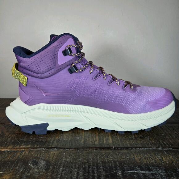 NEW Hoka One One Trail Code GTX Womens Size 7.5 B Hiking Shoes Purple Amethyst - Picture 8 of 12